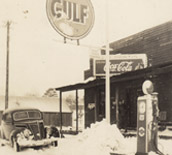 Gulf Station Jan 1940